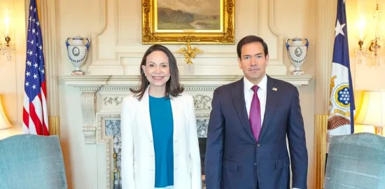 María Corina Machado agradece a Marco Rubio su compromiso con Venezuela luego de reunión