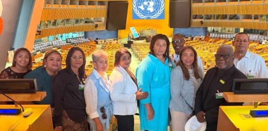 Autoridades de Samaná visitan ONU por invitación de la Fundación Rincón